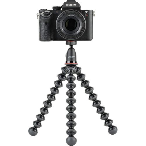  Joby JB01503 GorillaPod 1k Kit. Compact Tripod 1k Stand and Ballhead 1k for Compact Mirrorless Cameras or Devices up to 1k (2.2lbs). Black/Charcoal.