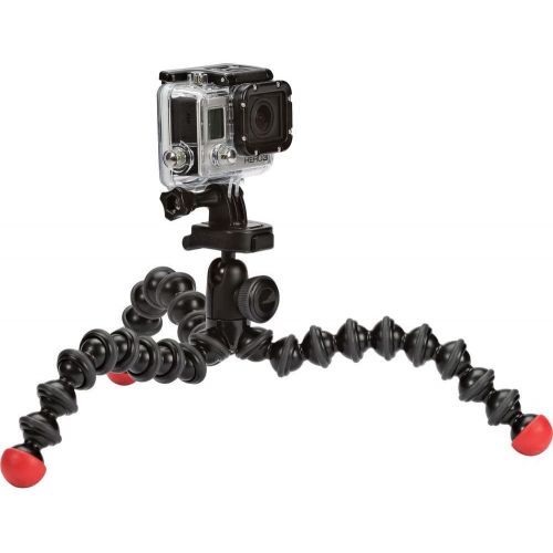  JOBY GorillaPod Action Video Tripod (Black and Red)- A Strong, Flexible, Lightweight Tripod for GoPro HERO6 Black, GoPro HERO5 Black, GoPro HERO5 Session, Contour and Sony Action C