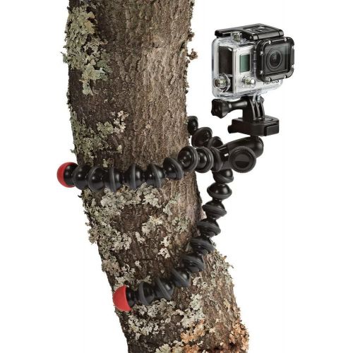  JOBY GorillaPod Action Video Tripod (Black and Red)- A Strong, Flexible, Lightweight Tripod for GoPro HERO6 Black, GoPro HERO5 Black, GoPro HERO5 Session, Contour and Sony Action C