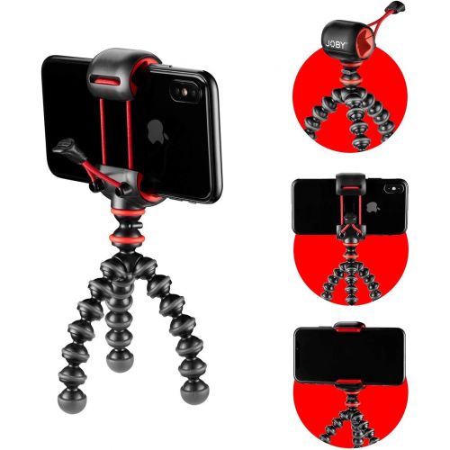  Joby JB01571-BWW GorillaPod Starter Kit, Flexible Mini Tripod with Universal Smartphone Clamp, GoPro and Torch Mount Up to 325 g Payload