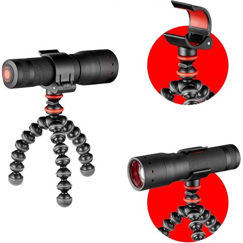  Joby JB01571-BWW GorillaPod Starter Kit, Flexible Mini Tripod with Universal Smartphone Clamp, GoPro and Torch Mount Up to 325 g Payload