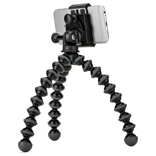  Joby GripTight GorillaPod Stand PRO: Premium Clamping Mount and Tripod with Universal Smartphone Compatibility for iPhone SE to iPhone 8 Plus, Google Pixel, Samsung Galaxy S8 and More