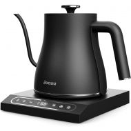 Gooseneck Electric Kettle Variable Temperature Control, Jocuu Pour Over Coffee Kettle Tea Kettle, 1200W Rapid Heating, Temperature Holding, 100% Stainless Steel Inner, 0.8L, BPA Fr