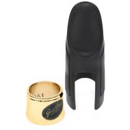 JodyJazz MA1 Power Ring Ligature with Cap for Metal Alto Saxophone Mouthpiece - Gold