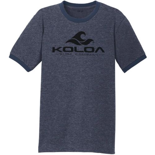  Joe's USA Koloa Surf Classic Wave Logo Ringer T-Shirts in Sizes S-4XL