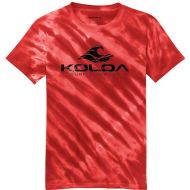Joe's USA Koloa Vintage Wave Logo - Tiger Stripe Tie-Dye T-Shirts - Sizes: S-4XL