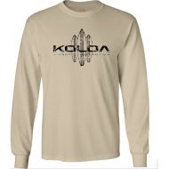 Joe's USA Koloa Surf Co. Vintage Surfboard Long Sleeve T-Shirts in Regular, Big and Tall