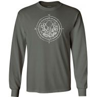 Joe's USA Koloa Octopus Logo Heavy Cotton Long Sleeve T-Shirts in Regular, Big & Tall