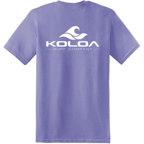  Joe's USA Koloa Surf Classic 2-Sided Wave Logo Heavy Cotton T-Shirts in Regular,Big & Tall