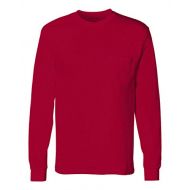 Joes USA Mens Long Sleeve Pocket Crew Neck T-Shirts in 10 Colors: S-4XL