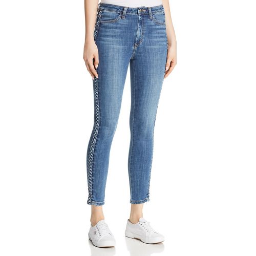  Joes Jeans The Charlie Braid-Detail Ankle Skinny Jeans in Pandora