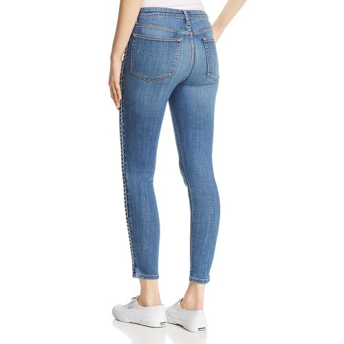  Joes Jeans The Charlie Braid-Detail Ankle Skinny Jeans in Pandora