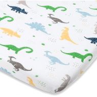 Travel Crib Fitted Sheets Compatible with Guava Lotus, Baby Bjorn, Dream on Me Travel Crib Light Playard - Fits Perfectly on 24 x 42” Mattress Without Bunching Up - Snuggly Soft Jersey Cotton