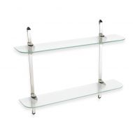 John Sterling Two-Tier Decorative Glass Shelf Kit
