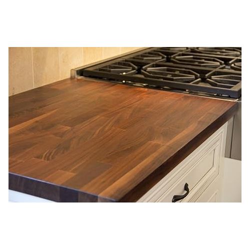  John Boos WALKCT-BL3625-V Blended Walnut Counter Top with Varnique Finish, 1.5