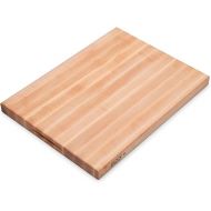 John Boos Maple Wood Reversible Cutting Board for Kitchen Prep, 24 x 18 Inches, 1.75 Inches Thick Edge Grain Rectangular Charcuterie Boos Block