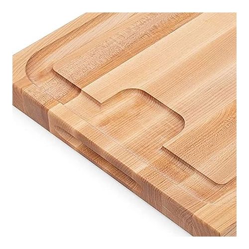  John Boos Boos Board AuJus Series Large Reversible Wood Cutting Board with Juice Groove, 1-Inch Thickness, 20