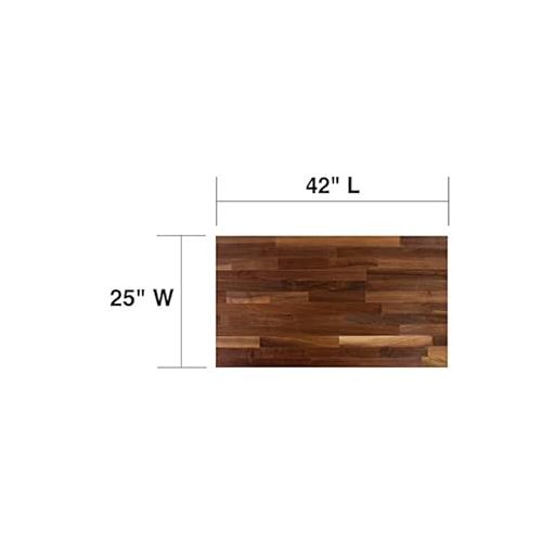  John Boos WALKCT-BL4225-V Blended Walnut Counter Top Finish, 1.5