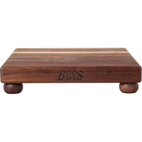  John Boos Boos Block B Series Square Wood Cutting Board with Feet, 1.5-Inch Thickness, 12