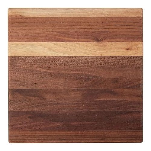  John Boos Boos Block B Series Square Wood Cutting Board with Feet, 1.5-Inch Thickness, 12