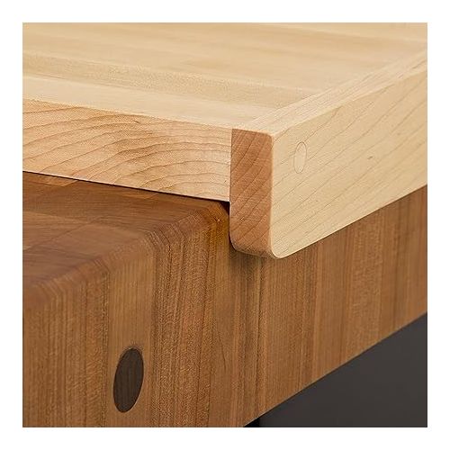  John Boos Maple Wood Cutting Board for Kitchen Prep, 17.75