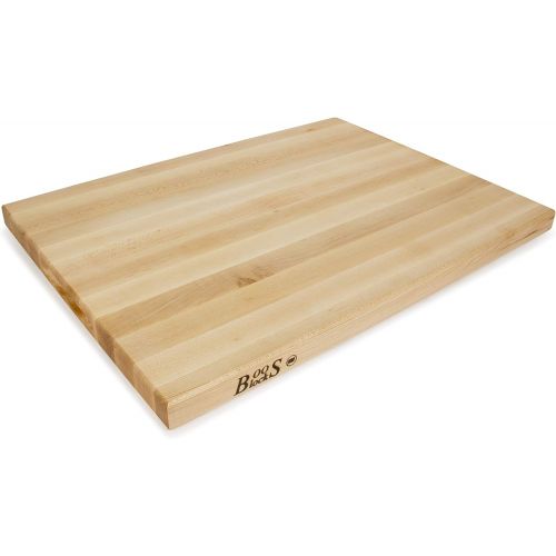  John Boos Block R02 Maple Wood Edge Grain Reversible Cutting Board, 24 Inches x 18 Inches x 1.5 Inches