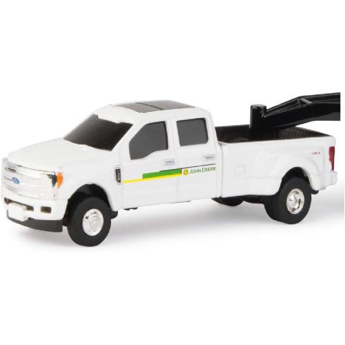  [아마존핫딜][아마존 핫딜] John Deere 1:64 Scale 530 Tractor with Ford F350 Dealer Truck and Trailer-Die-cast Metal Replica w/ Collector Card