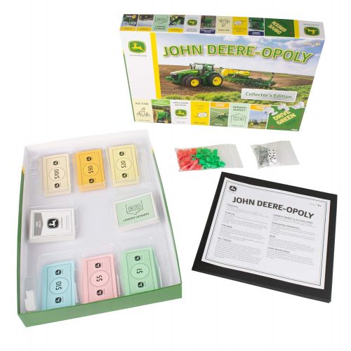  Tomy John Deere-opoly ? A Fun Farm Twist to a Classic Opoly-Style Game ? Family Game for Ages 8+