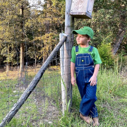  할로윈 용품John Deere Boy Denim Overall Bib