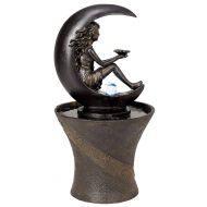 John Timberland Crescent Moon 34 High Fountain with LED Light