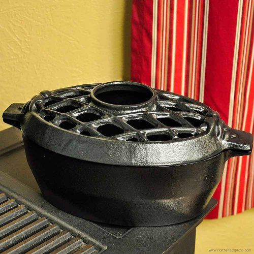  John Wright Company Steamer 3 Qt Black Matte Lattice