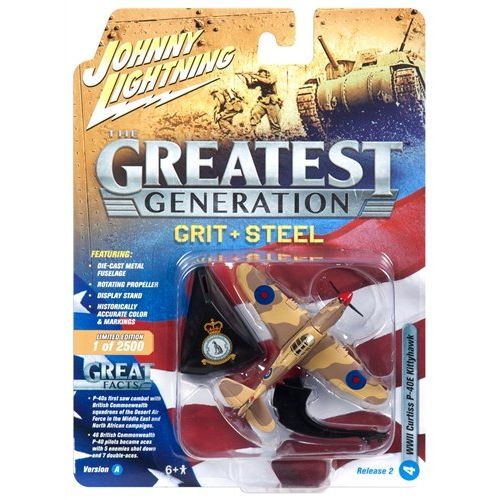  The Greatest Generation Military Release 2 Set A of 6 Limited Edition to 2,500 pieces Worldwide 164, 187, 1100, 1144 Diecast Models by Johnny Lightning JLML002 A