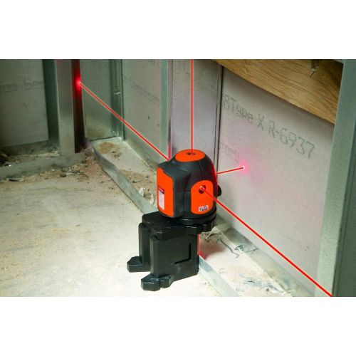  [아마존베스트]Johnson Level & Tool 40-6680 Self-leveling Five beam Dot Laser