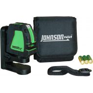 [아마존베스트]Johnson Level & Tool 40-6656 Self-Leveling Cross-Line Laser Green Beam