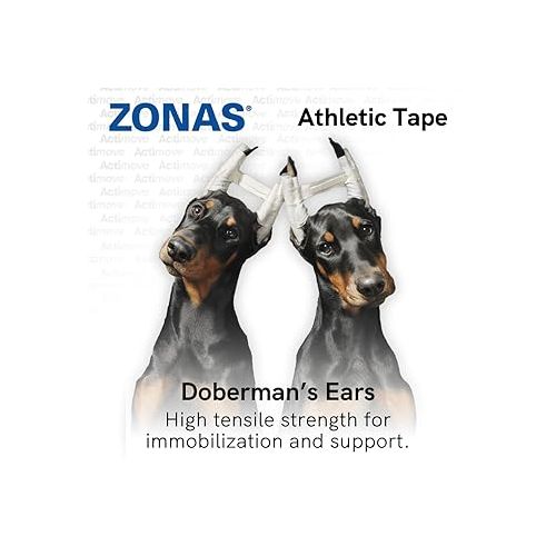  Zonas Athletic Tape, Porous, 1-1/2