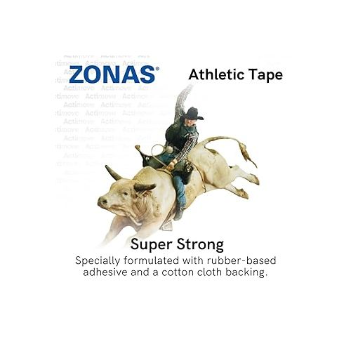  Zonas Athletic Tape, Porous, 1-1/2