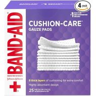 BAND-AID® Brand CUSHION-CARE™ Gauze Pads 3in x 3in, 25 count