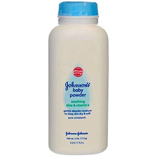  Johnsons Baby Aloe & Vitamin E Baby Powder, 4 oz (Pack of 4)