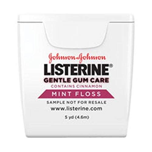  Johnson & Johnson Consumer J&J Listerine Gentle Gum Care Floss, 5 yds, Fluoride-Free, 144/cs (120 cs/PLT) 44022