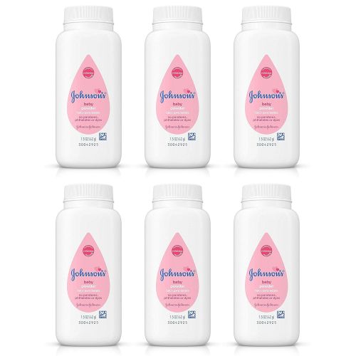  [아마존베스트]Johnson & Johnson Johnsons Baby Powder Original Travel Size 1.5oz (Pack of 6)