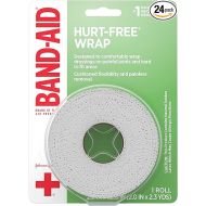 Johnson and Johnson Band-Aid Medium 2 in.Hurt-Free Wrap 2.3 yd. Roll - 24 per case.