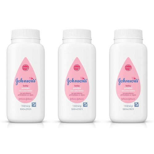  [아마존베스트]Johnson & Johnson Johnsons Baby Powder Original Travel Size 1.5oz (Pack Of 3)