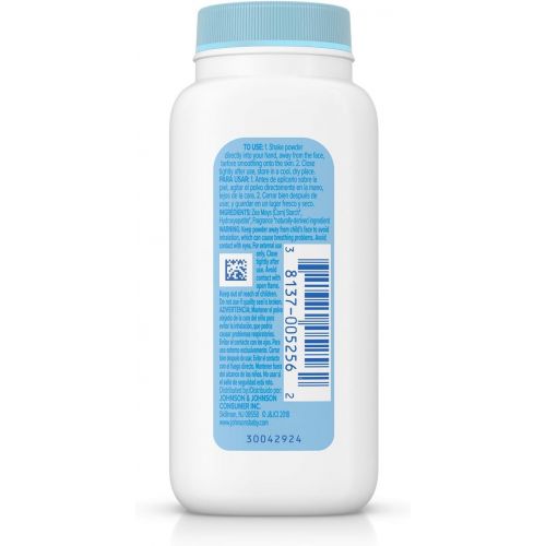  [아마존베스트]Johnsons Pure Cornstarch Baby Powder 1.5 Oz Travel Size (Pack of 6) by Johnsons