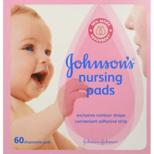  [아마존베스트]Johnsons Nursing Pads, 60-Count Boxes (Pack of 3)