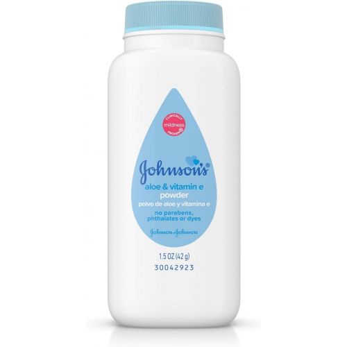  Johnsons Pure Cornstarch Baby Powder 1.5 Oz Travel Size (Pack of 6) by Johnsons