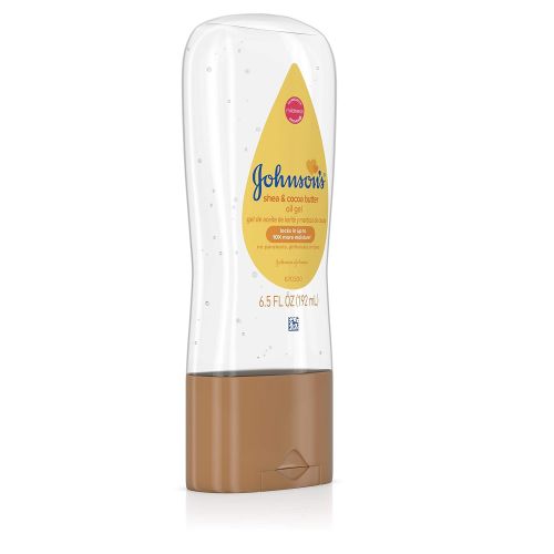  Johnsons Baby Oil Gel Enriched With Shea and Cocoa Butter, Great for Baby Massage, 6.5 fl. oz, Pack of 6 (Packaging May Vary)