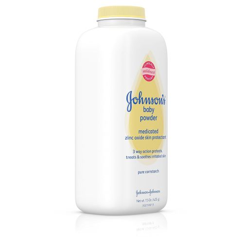  Johnsons Baby Johnsons Medicated Diaper Rash Baby Powder, Zinc Oxide and Natural Cornstarch, 15 oz (Pack of 2)