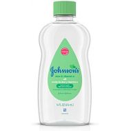 Johnson & Johnson Baby Oil, Aloe Vera & Vitamin E, 14 Ounce