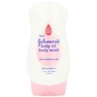 Johnsons Baby Oil Body Wash Pink, 13.5 Ounce (Pack of 6)