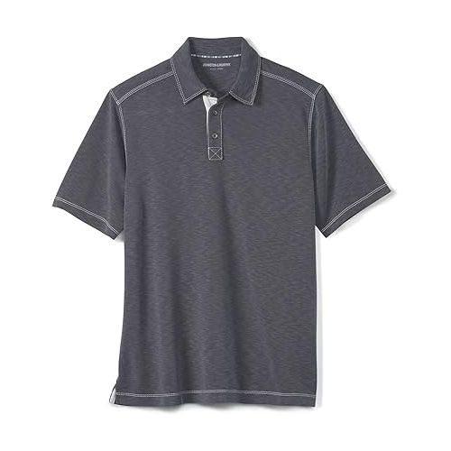  Johnston & Murphy Men's Vintage Slub Polo